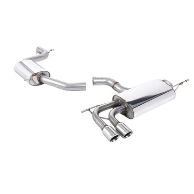 Milltek Cat Back Exhaust Volkswagen Scirocco GT 2.0 TSi 200PS 08-16-Exhaust System-carbonizeduk