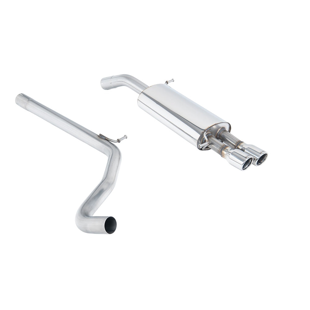 Milltek Cat Back Exhaust Volkswagen Polo GTi 1.8T 06-10-Exhaust System-carbonizeduk