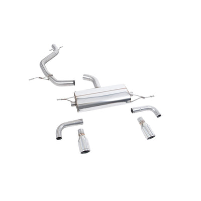 Milltek Cat Back Exhaust Volkswagen Golf Mk6 GTi 2.0 TSI 210PS 09-13-Exhaust System-carbonizeduk