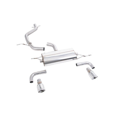 Milltek Cat Back Exhaust Volkswagen Golf Mk6 GTi 2.0 TSI 210PS 09-13-Exhaust System-carbonizeduk