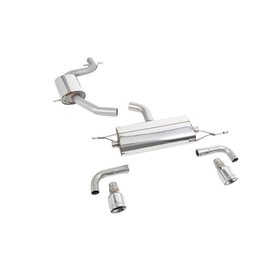 Milltek Cat Back Exhaust Volkswagen Golf Mk6 GTi 2.0 TSI 210PS 09-13-Exhaust System-carbonizeduk