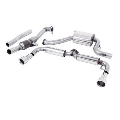 Milltek Turbo-back including Hi-Flow Sports Cat Exhaust Volkswagen Golf Mk6 GTi 2.0 TSI 210PS 09-13-Manifolds, Decats & Sports Cats-carbonizeduk