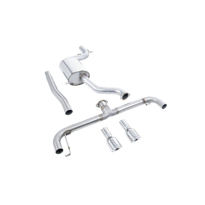 Milltek Cat Back Exhaust Volkswagen Scirocco R 09-16-Exhaust System-carbonizeduk