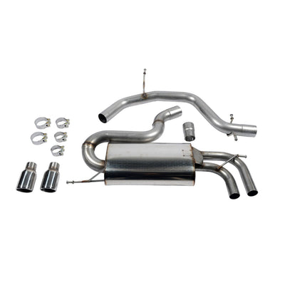 Milltek Cat Back Exhaust Seat Leon FR 2.0 T FSI 200-211PS 06-13-Exhaust System-carbonizeduk