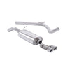 Milltek Cat Back Exhaust Audi A1 1.4 TFSi S-Line 150PS ACT 15-18-Exhaust System-carbonizeduk