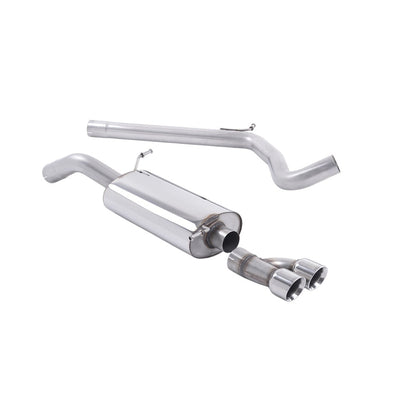 Milltek Cat Back Exhaust Audi A1 1.4 TFSi S-Line 150PS ACT 15-18-Exhaust System-carbonizeduk