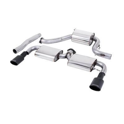 Milltek Cat Back Exhaust Volkswagen Scirocco R 09-16-Exhaust System-carbonizeduk