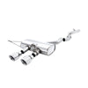 Milltek Cat Back Exhaust Volkswagen Golf Mk6 R 2.0 TFSi 270PS 09-13-Exhaust System-carbonizeduk