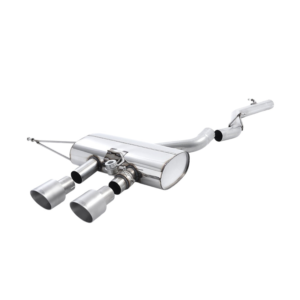 Milltek Cat Back Exhaust Volkswagen Golf Mk6 R 2.0 TFSi 270PS 09-13-Exhaust System-carbonizeduk
