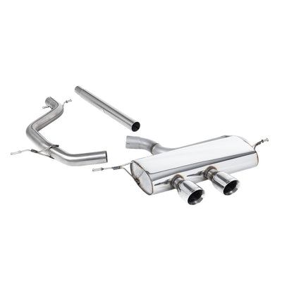 Milltek Cat Back Exhaust Volkswagen Golf Mk5 2.0 TDI 140PS 04-09-Exhaust System-carbonizeduk