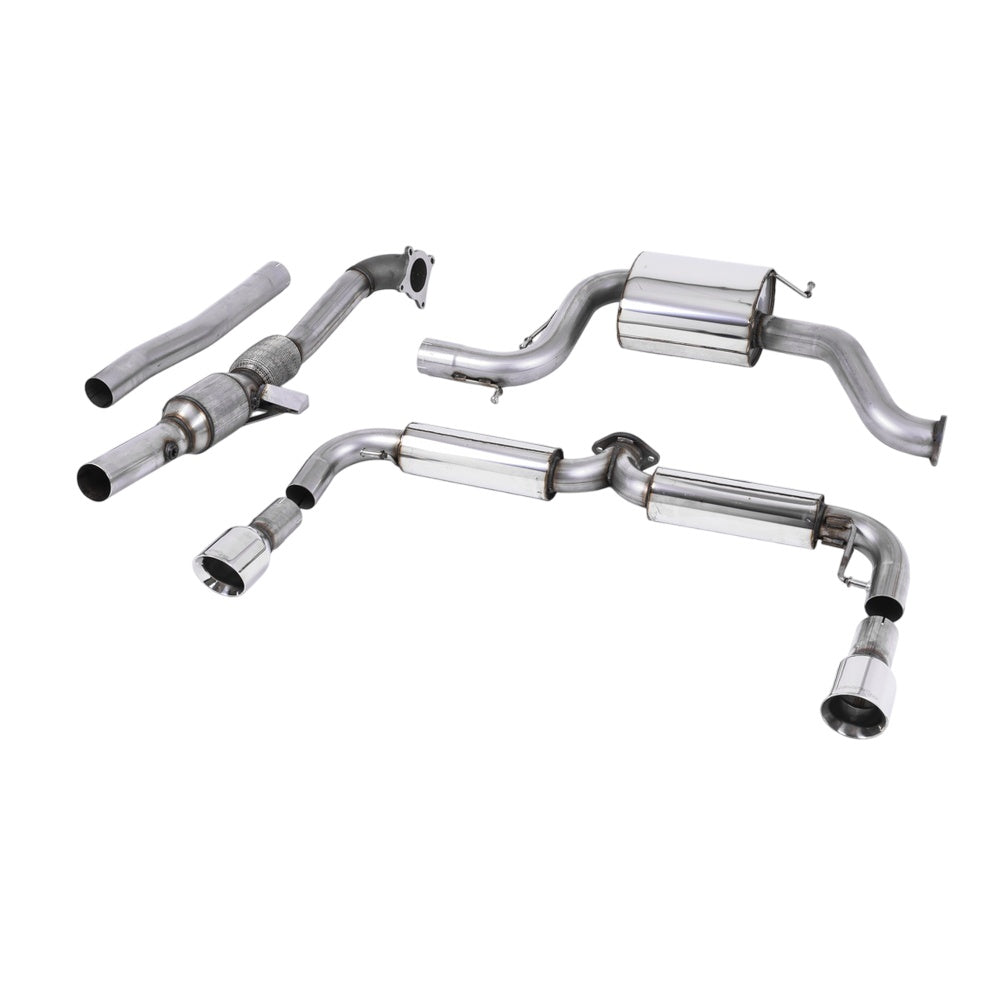 Milltek Turbo-back including Hi-Flow Sports Cat Exhaust Volkswagen Golf Mk6 GTi Edition 35 11-12-Manifolds, Decats & Sports Cats-carbonizeduk