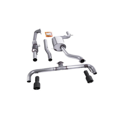 Milltek Turbo-back including Hi-Flow Sports Cat Exhaust Volkswagen Golf Mk6 GTi 2.0 TSI 210PS 09-13-Manifolds, Decats & Sports Cats-carbonizeduk