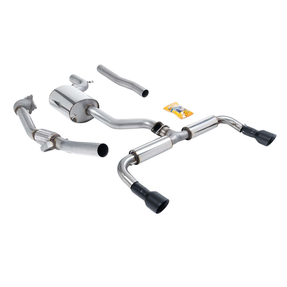 Milltek Turbo-back excluding Hi-Flow Sports Cat Exhaust Volkswagen Golf Mk6 GTi 2.0 TSI 210PS 09-13-Manifolds, Decats & Sports Cats-carbonizeduk