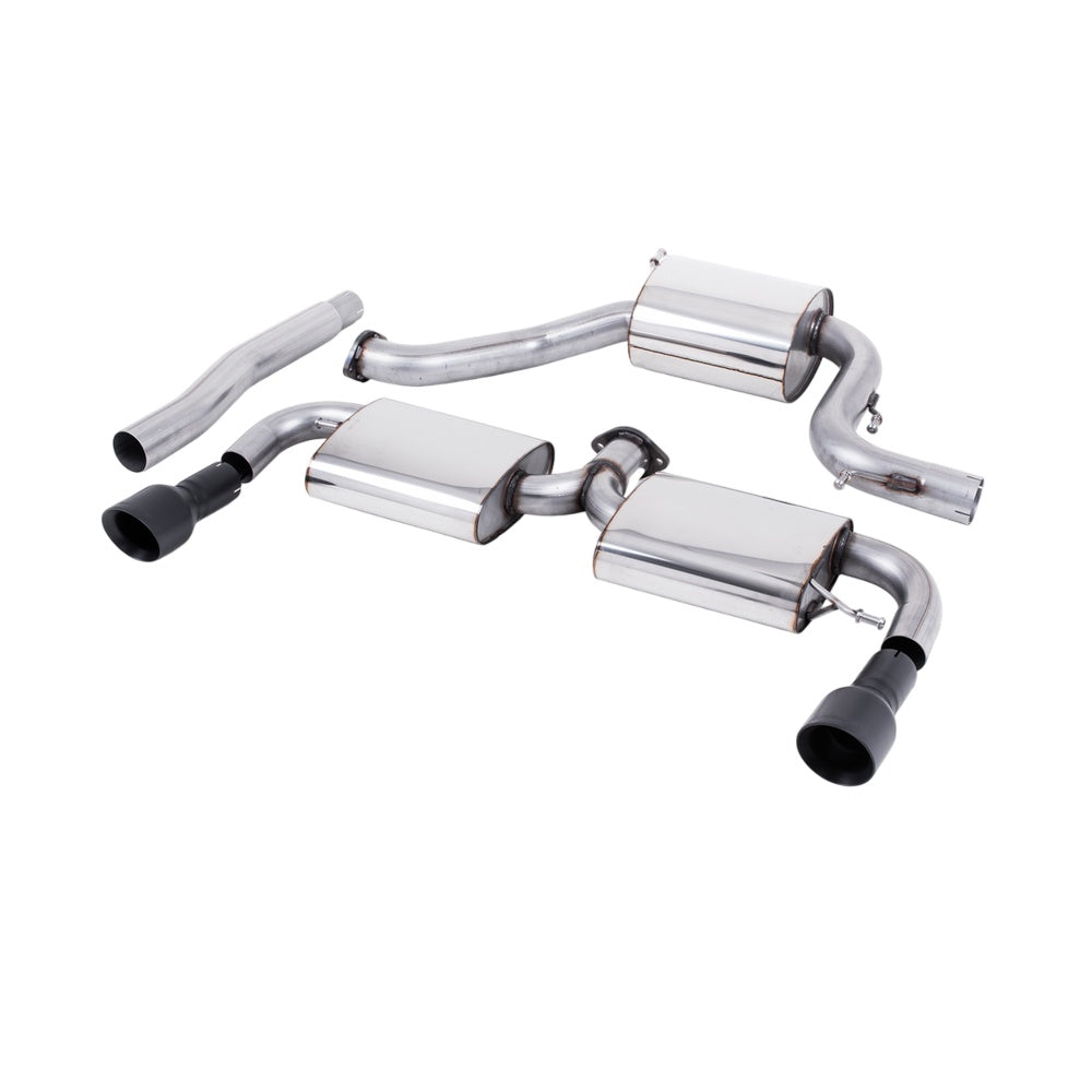 Milltek Cat Back Exhaust Volkswagen Scirocco R 09-16-Exhaust System-carbonizeduk