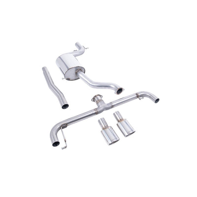 Milltek Cat Back Exhaust Volkswagen Scirocco R 09-16-Exhaust System-carbonizeduk