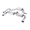Milltek Cat Back Exhaust Volkswagen Scirocco R 09-16-Exhaust System-carbonizeduk