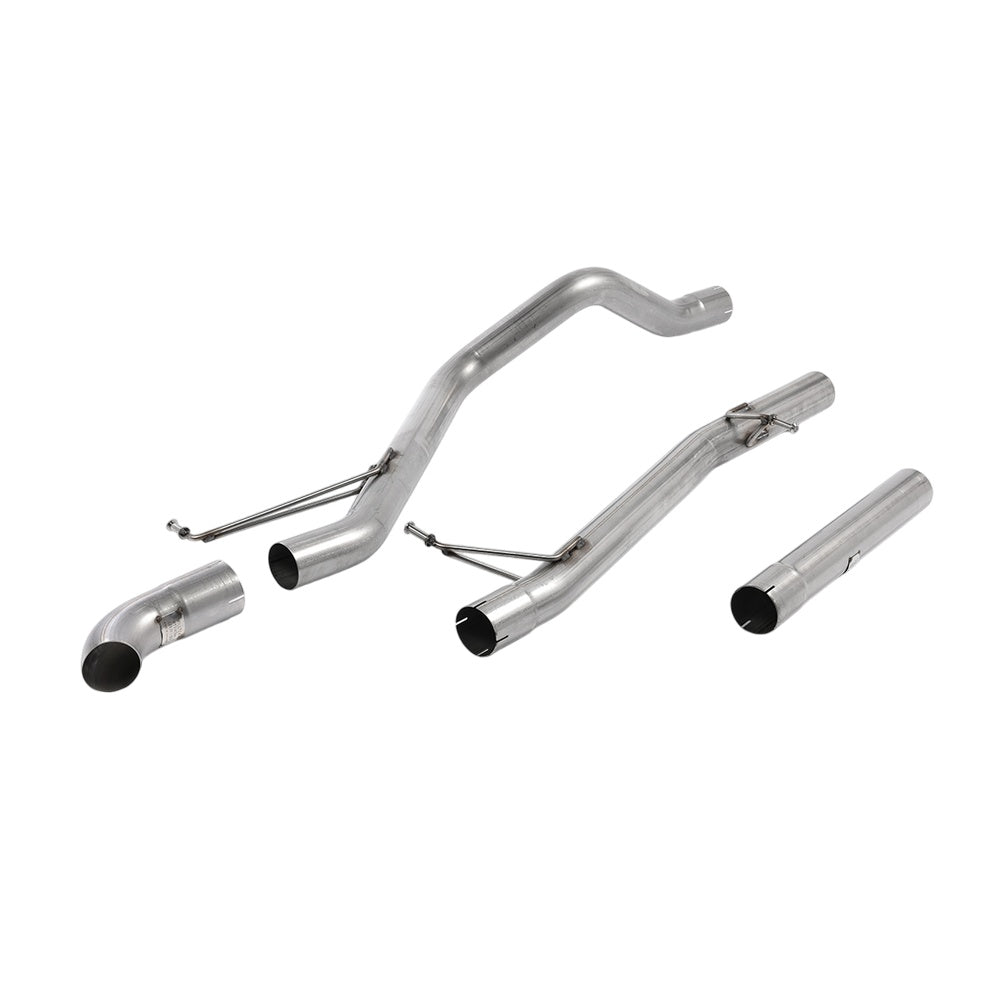 Milltek Cat Back Exhaust Volkswagen Transporter \ Caravelle T5 LWB 1.9 TDi (85ps and 104ps) 2WD and 4MOTION 03-09-Exhaust System-carbonizeduk