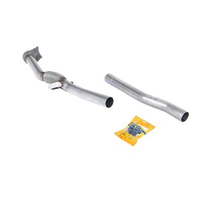 Milltek Large-bore Downpipe and De-cat Exhaust Volkswagen Golf Mk6 R 2.0 TFSi 270PS 09-13-Manifolds, Decats & Sports Cats-carbonizeduk