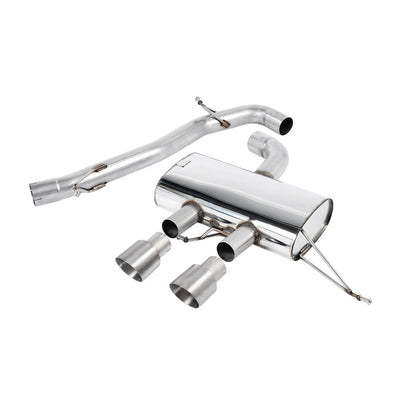 Milltek Cat Back Exhaust Volkswagen Golf Mk6 R 2.0 TFSi 270PS 09-13-Exhaust System-carbonizeduk
