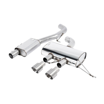 Milltek Cat Back Exhaust Volkswagen Golf Mk6 R 2.0 TFSi 270PS 09-13-Exhaust System-carbonizeduk