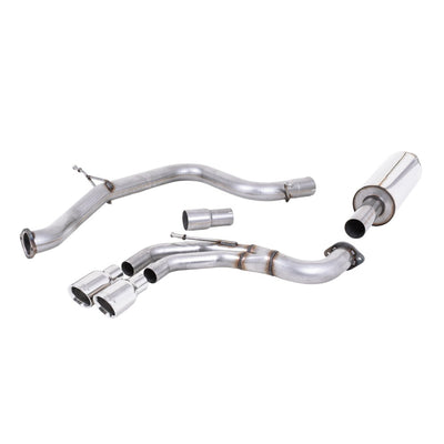 Milltek Cat Back Exhaust Volkswagen Golf Mk7 GTD 2.0 TDI 185PS 13-16-Exhaust System-carbonizeduk