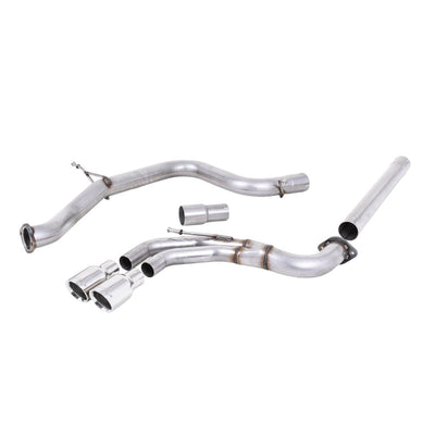 Milltek Cat Back Exhaust Volkswagen Golf Mk7 GTD 2.0 TDI 185PS 13-16-Exhaust System-carbonizeduk