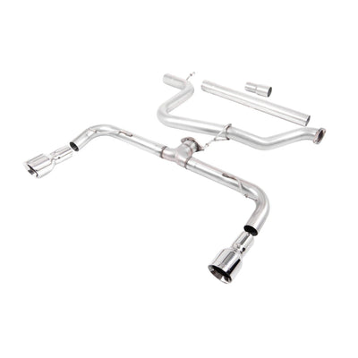 Milltek Cat Back Exhaust Volkswagen Golf Mk7 GTD 2.0 TDI 185PS 13-16-Exhaust System-carbonizeduk