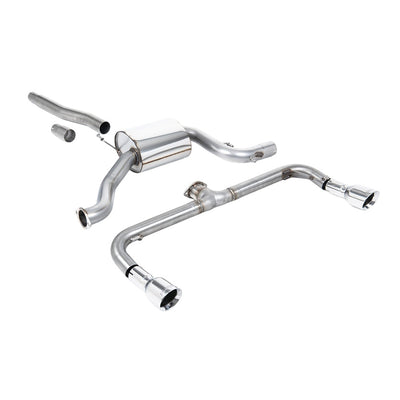 Milltek Cat Back Exhaust Volkswagen Scirocco GT 2.0 TSi 200PS 08-16-Exhaust System-carbonizeduk