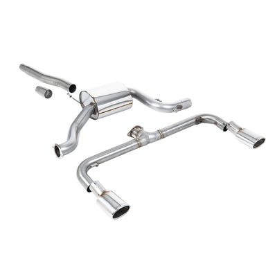 Milltek Cat Back Exhaust Volkswagen Scirocco GT 2.0 TSi 200PS 08-16-Exhaust System-carbonizeduk