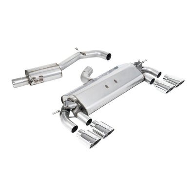 Milltek Cat Back Exhaust Volkswagen Golf Mk7 R 2.0 TSI 300PS (ECE Approved and 76.2mm Systems) 14-16-Exhaust System-carbonizeduk