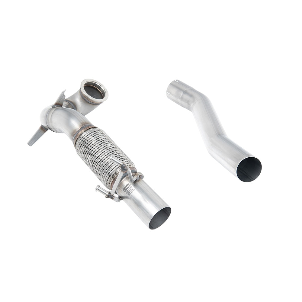 Milltek Large-bore Downpipe and De-cat Exhaust Seat Leon Cupra 280 and 290 2.0 TSI (Non OPF/GPF Models) 14-17-Manifolds, Decats & Sports Cats-carbonizeduk