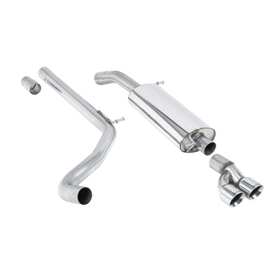 Milltek Cat Back Exhaust Volkswagen Polo R WRC 13-14-Exhaust System-carbonizeduk