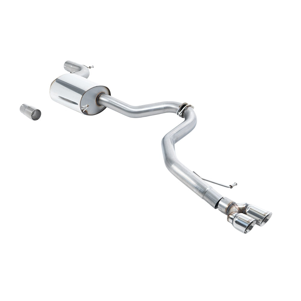 Milltek Cat Back Exhaust Volkswagen Jetta Mk6 GLI 2.0 TSI 11-14-Exhaust System-carbonizeduk