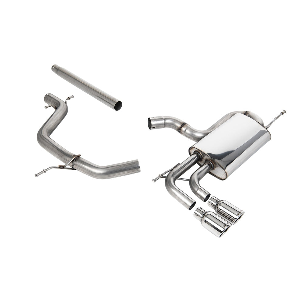 Milltek Cat Back Exhaust Volkswagen Golf Mk6 GT 2.0 TDI 140PS 09-13-Exhaust System-carbonizeduk