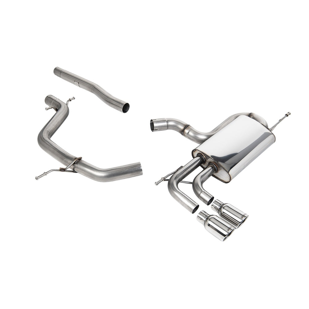 Milltek Cat Back Exhaust Volkswagen Golf Mk5 GT 2.0 TDI 170PS DPF 04-09-Exhaust System-carbonizeduk