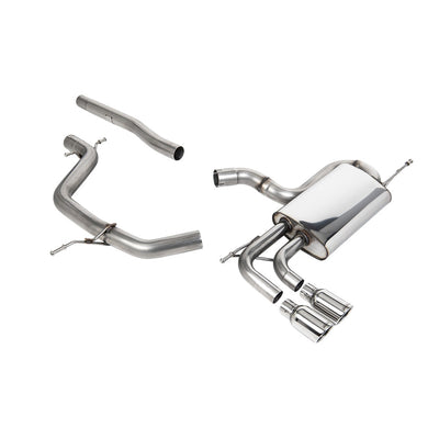 Milltek Cat Back Exhaust Seat Leon FR 2.0 TDi 170PS DPF 05-13-Exhaust System-carbonizeduk