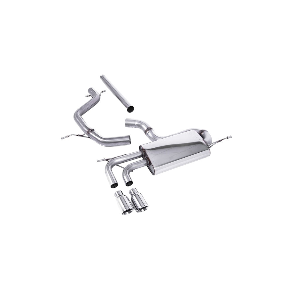 Milltek Cat Back Exhaust Volkswagen Golf Mk5 2.0 TDI 140PS 04-09-Exhaust System-carbonizeduk