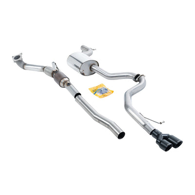 Milltek Turbo-back including Hi-Flow Sports Cat Exhaust Volkswagen Jetta Mk6 GLI 2.0 TSI 11-14-Manifolds, Decats & Sports Cats-carbonizeduk