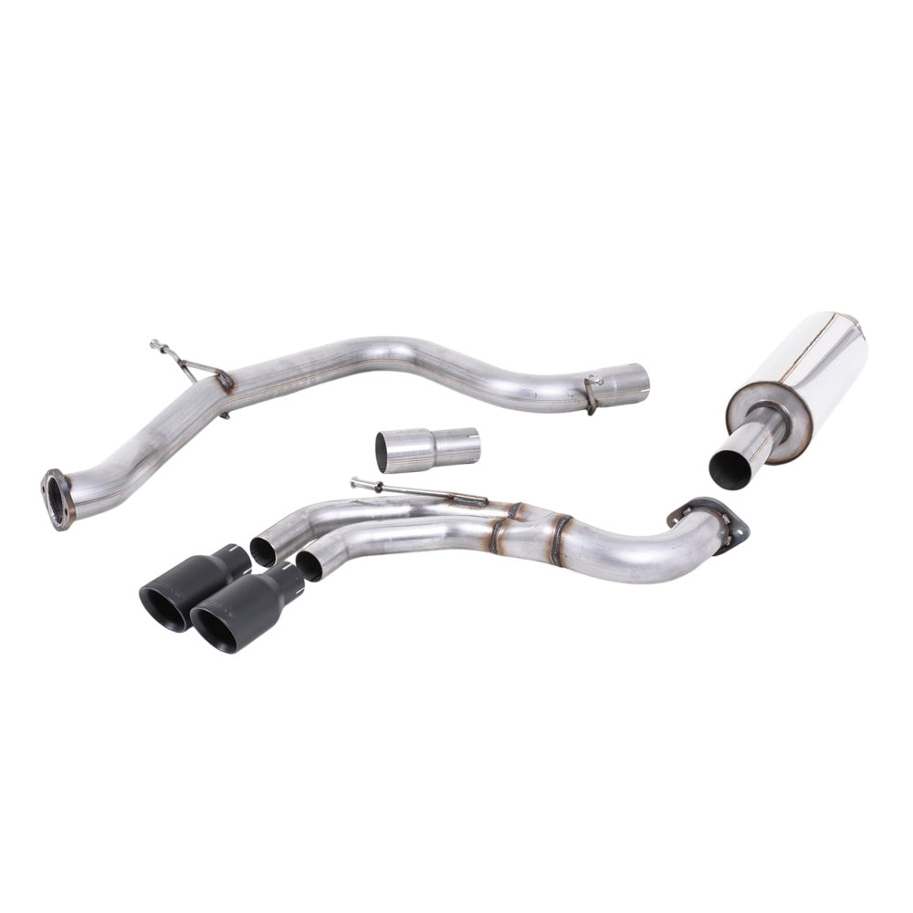 Milltek Cat Back Exhaust Volkswagen Golf Mk7 GTD 2.0 TDI 185PS 13-16-Exhaust System-carbonizeduk