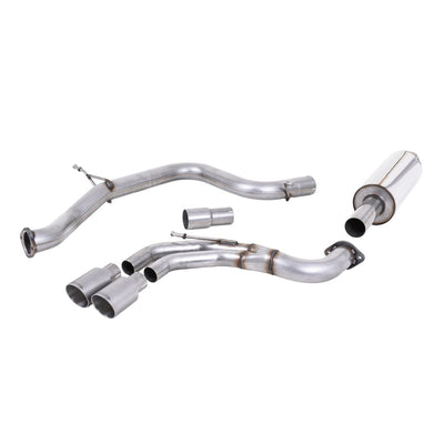 Milltek Cat Back Exhaust Volkswagen Golf Mk7 GTD 2.0 TDI 185PS 13-16-Exhaust System-carbonizeduk