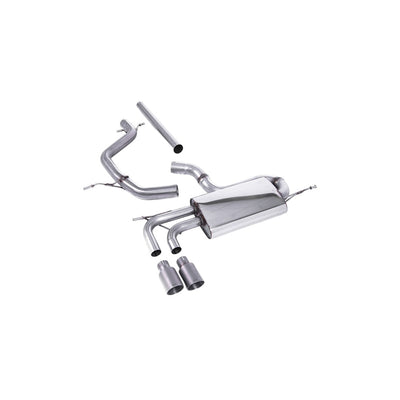 Milltek Cat Back Exhaust Volkswagen Golf Mk5 2.0 TDI 140PS 04-09-Exhaust System-carbonizeduk