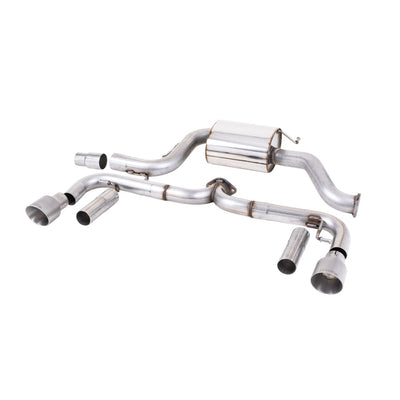 Milltek Cat Back Exhaust Volkswagen Beetle 2.0 TSI (A5 Chassis) 11-15-Exhaust System-carbonizeduk