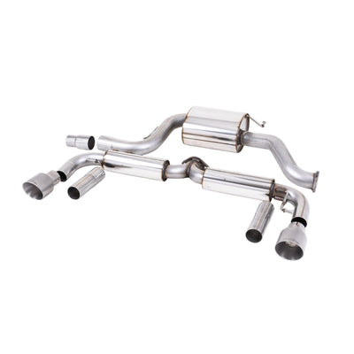 Milltek Cat Back Exhaust Volkswagen Beetle 2.0 TSI (A5 Chassis) 11-15-Exhaust System-carbonizeduk