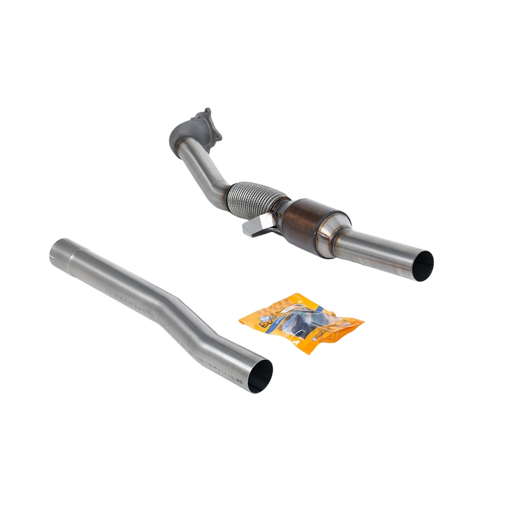 Milltek Cast Downpipe with Race Cat Exhaust Volkswagen Golf Mk5 GTi 2.0T FSI 04-09-Manifolds, Decats & Sports Cats-carbonizeduk