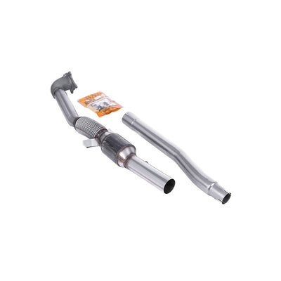 Milltek Cast Downpipe with Race Cat Exhaust Volkswagen Golf Mk5 GTi 2.0T FSI 04-09-Manifolds, Decats & Sports Cats-carbonizeduk