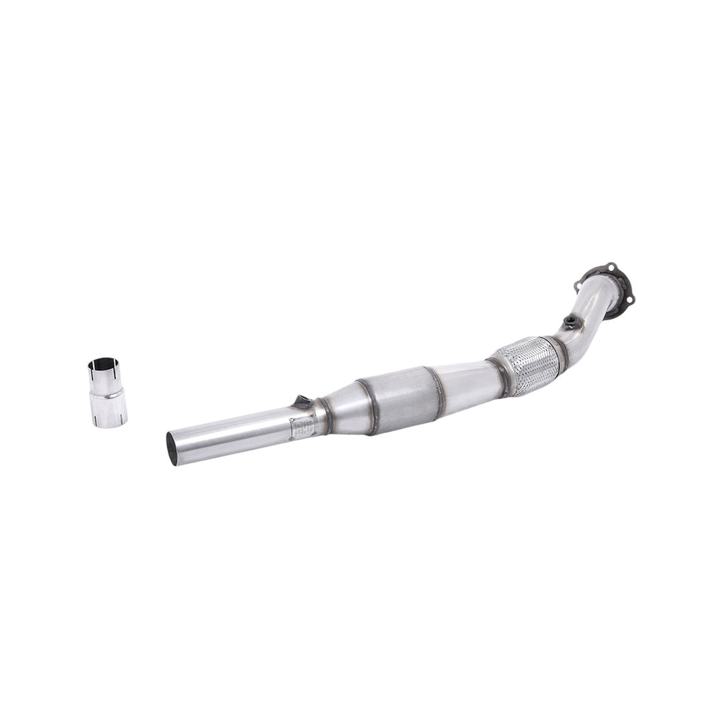 Milltek Large Bore Downpipe and Hi-Flow Sports Cat Exhaust Skoda Octavia RS 1.8T 180 and 1.8T 150 98-06-Manifolds, Decats & Sports Cats-carbonizeduk
