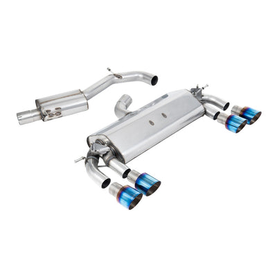 Milltek Cat Back Exhaust Volkswagen Golf Mk7 R 2.0 TSI 300PS (ECE Approved and 76.2mm Systems) 14-16-Exhaust System-carbonizeduk