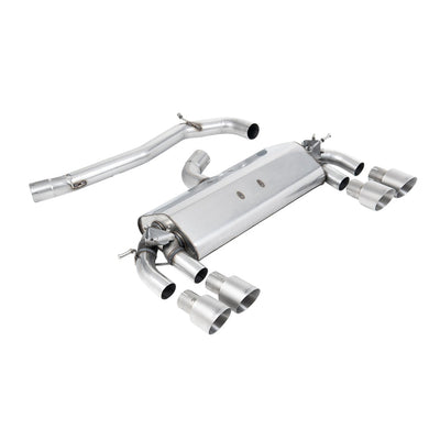 Milltek Cat Back Exhaust Volkswagen Golf Mk7 R 2.0 TSI 300PS (ECE Approved and 76.2mm Systems) 14-16-Exhaust System-carbonizeduk