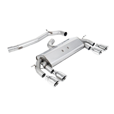 Milltek Cat Back Exhaust Volkswagen Golf Mk7 R 2.0 TSI 300PS (ECE Approved and 76.2mm Systems) 14-16-Exhaust System-carbonizeduk