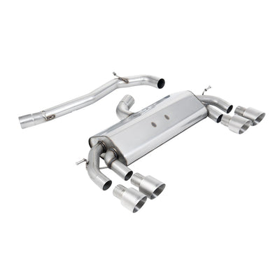 Milltek Cat Back Exhaust Volkswagen Golf Mk7 R 2.0 TSI 300PS (ECE Approved and 76.2mm Systems) 14-16-Exhaust System-carbonizeduk